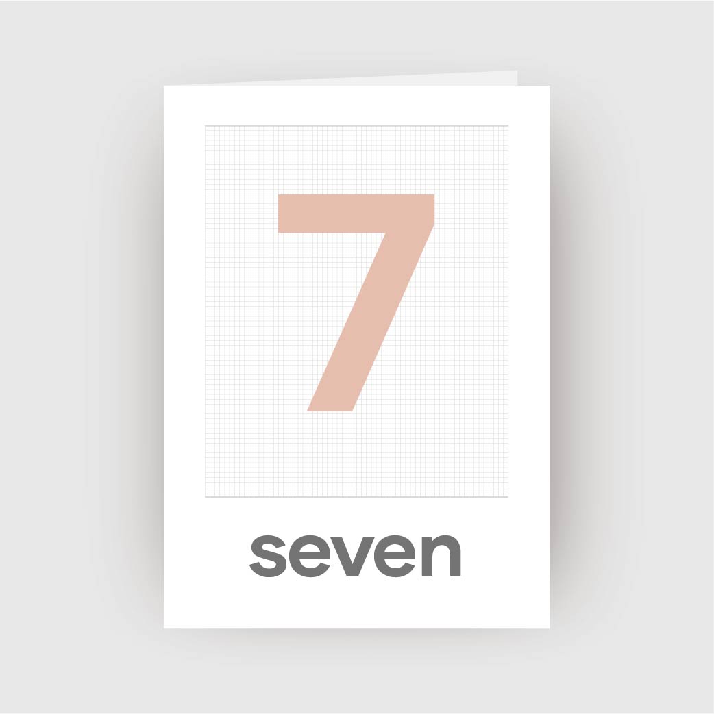 number 7 card